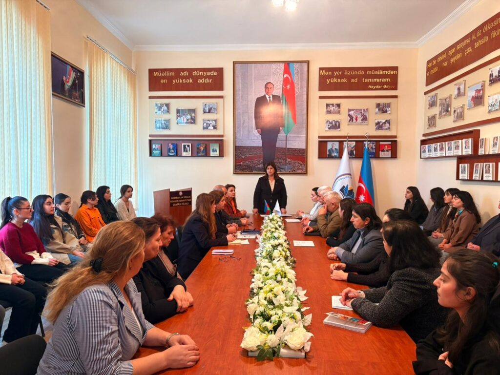ADPU-nun Şamaxı filialında “Hüquqi dövlətin təməli – Azərbaycan Konstitusiyası” mövzusunda tədbir keçirildi