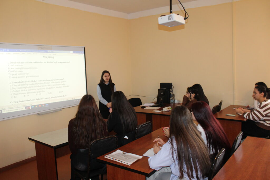 Azərbaycan dili və ədəbiyyatı müəllimliyi ixtisası üzrə təhsil alan tələbələr üçün MİQ-ə hazırlıq üzrə  növbəti təlim təşkil olundu.