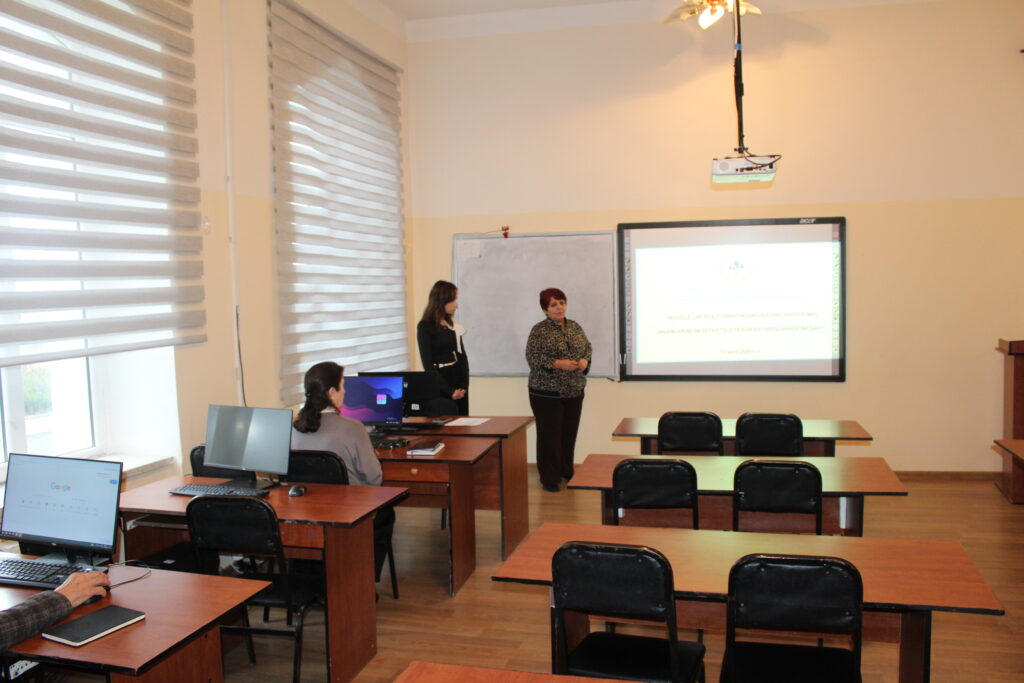 ADPU Şamaxı filialında rəqəmsal bacarıqların inkişafına yönəlmiş təlimlər davam edir.