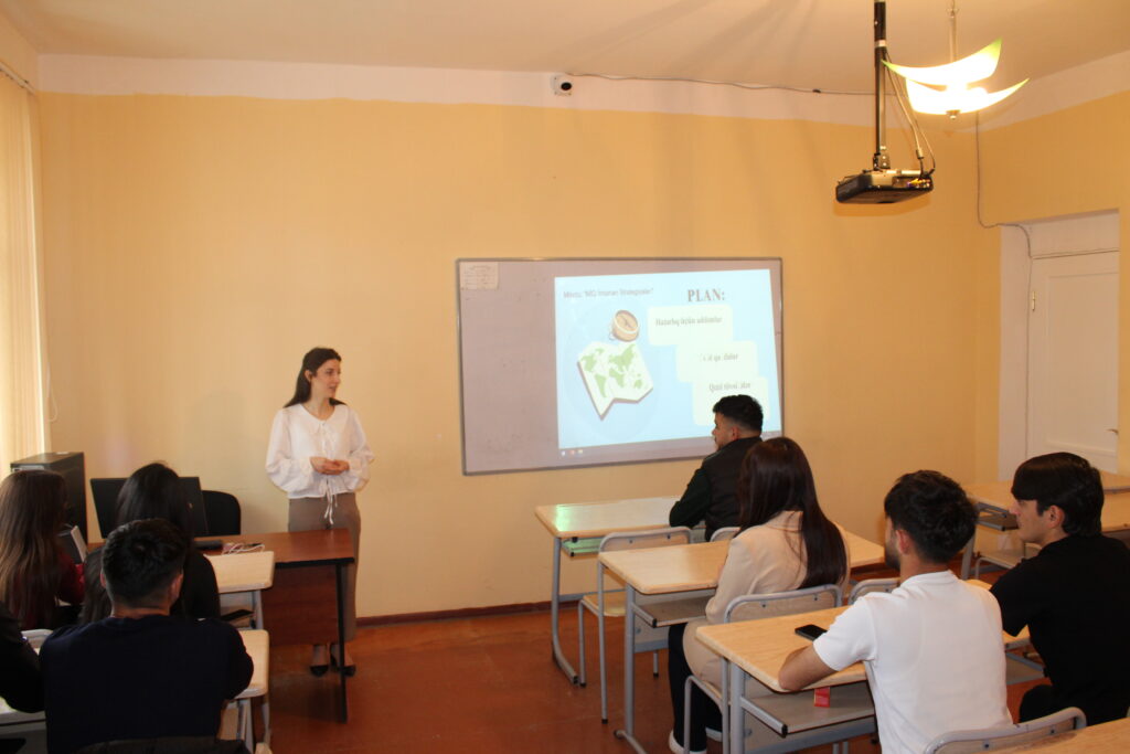 Sosial və xüsusi fənlər kafedrasının müəllimi Mustafayeva Ləma tərəfindən növbəti MİQ təlimi keçirildi.