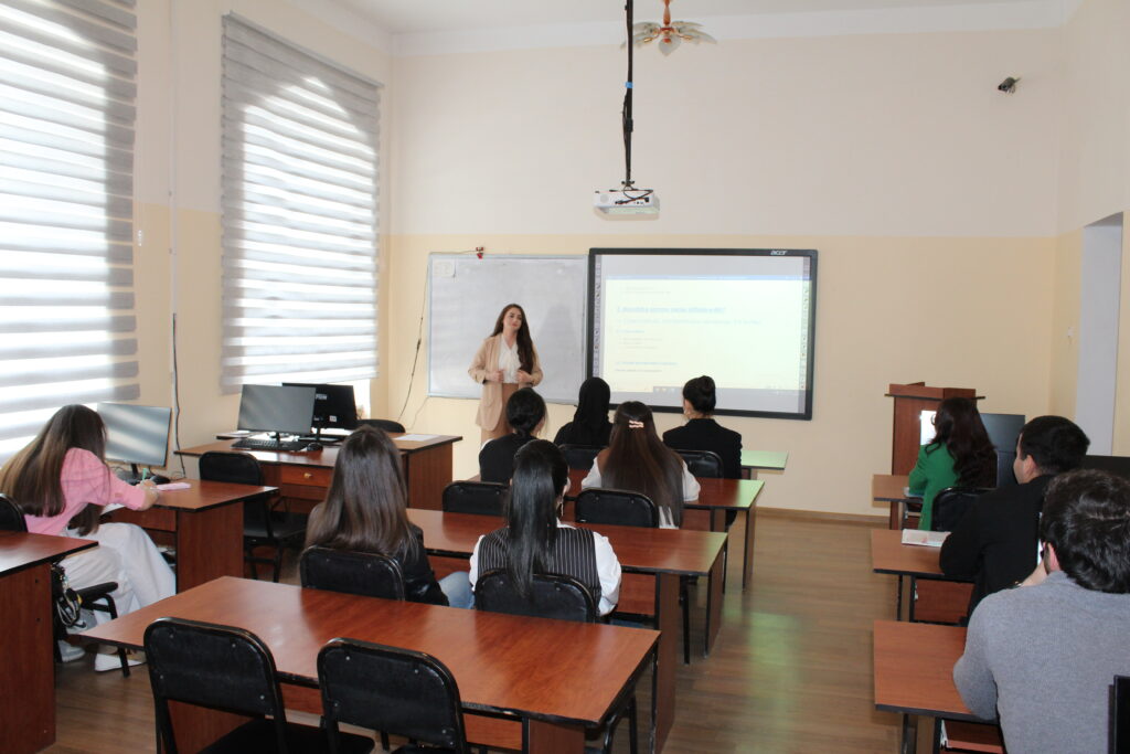 Pedaqogika və psixologiya kafedrasının müəllimi Abdullayeva Nərmin  tərəfindən MİQ təlimi keçirilib.