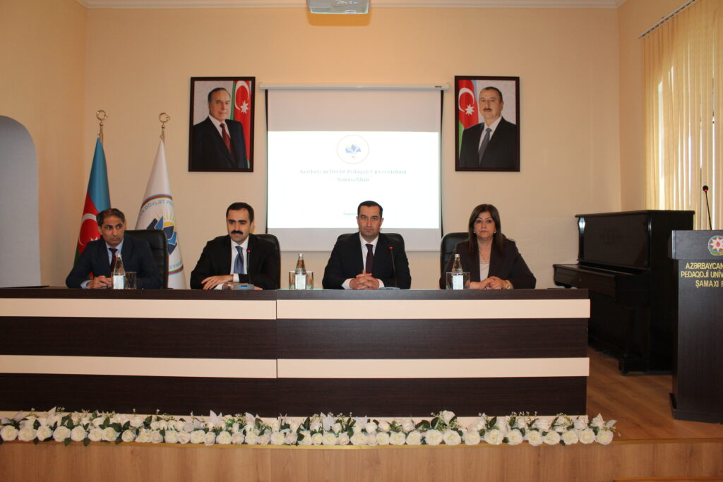 Azərbaycan Respublikasının Elm və Təhsil nazirinin müavini Həsən Həsənli Azərbaycan Dövlət Pedaqoji Universitetinin Şamaxı filialına səfər edib.